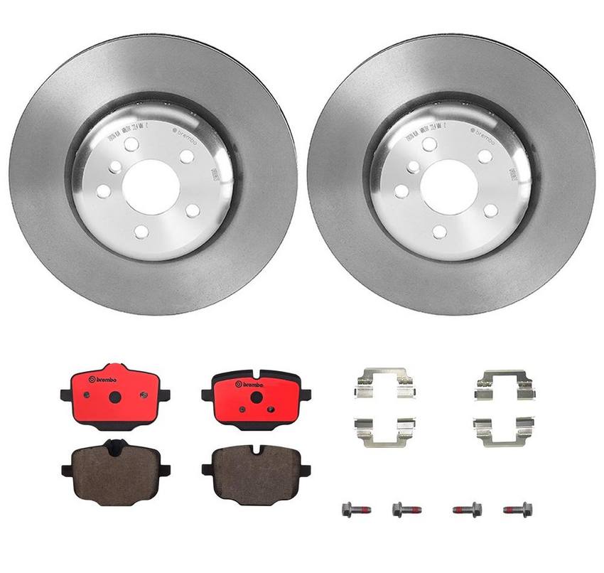 BMW Brembo Brake Kit - Pads and Rotors Rear (345mm) (Ceramic) 34216870552 - Brembo 3274572KIT